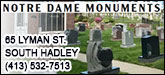 Notre Dame Monuments Sponsorship Banner